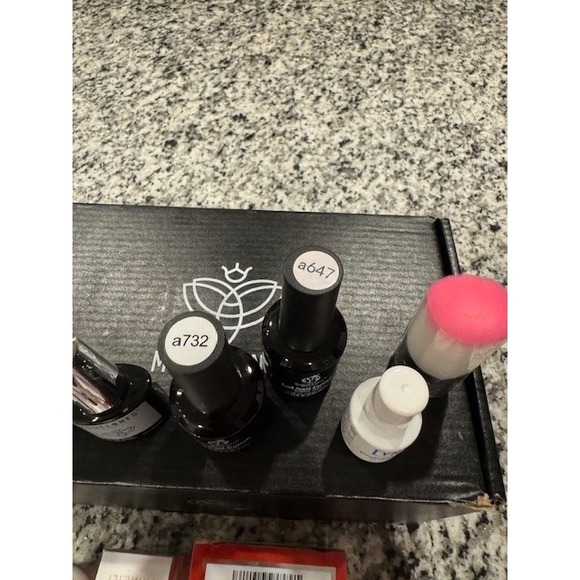 Modelones Gel Nail Polish Kit UV LED Lamp Glitter Stickers Rhinestones Tools - Picture 12 of 13